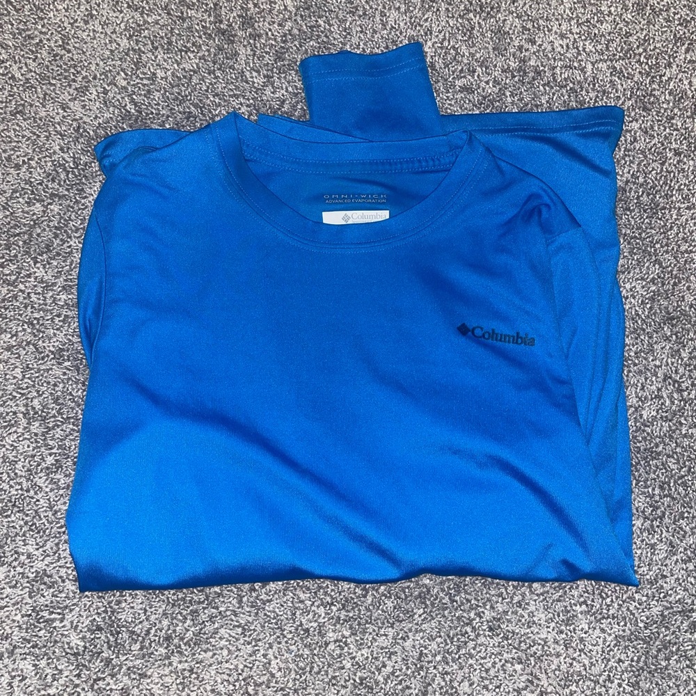 Columbia Blue Long Sleeve Shirt